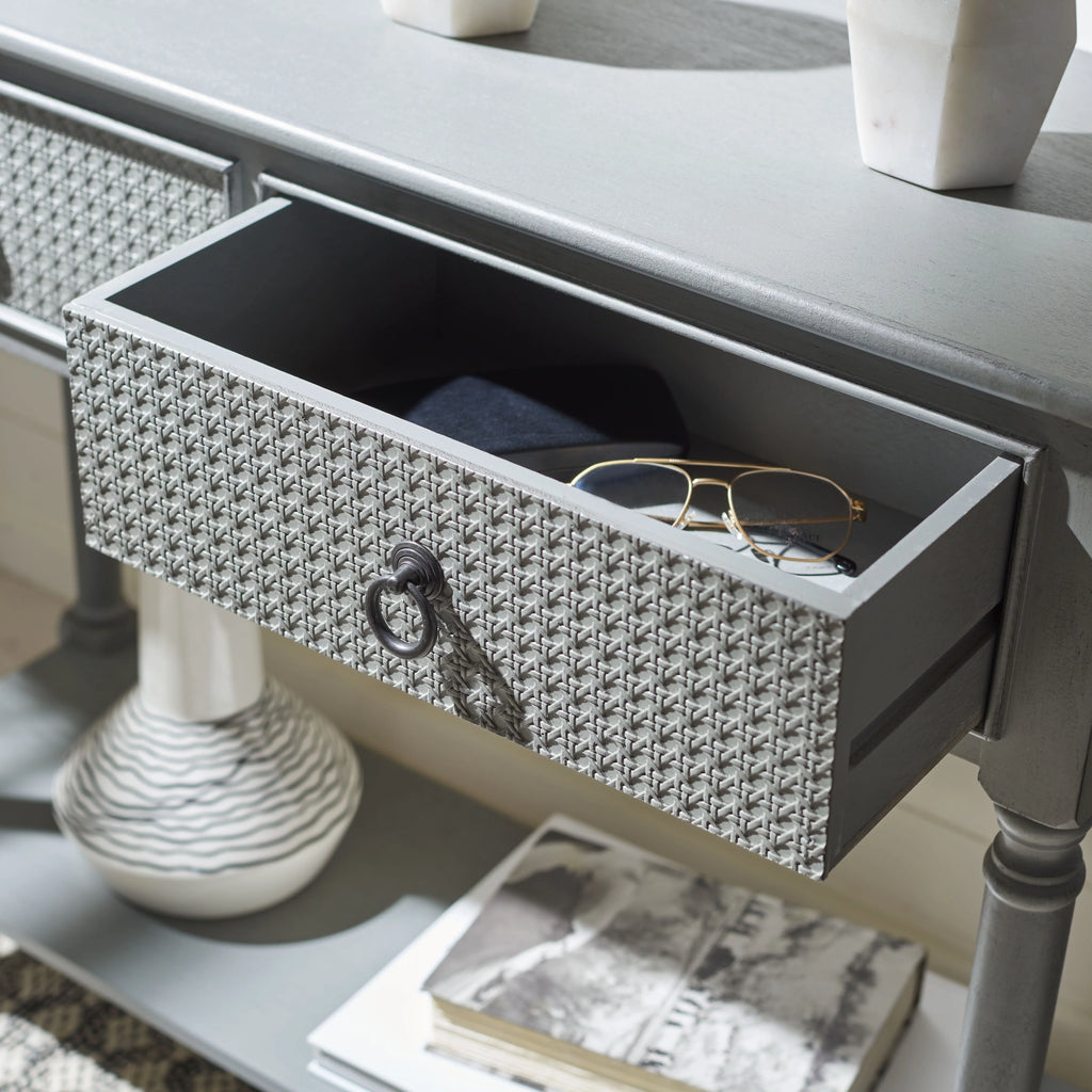 Modern 2 Drawer Console Table L7327