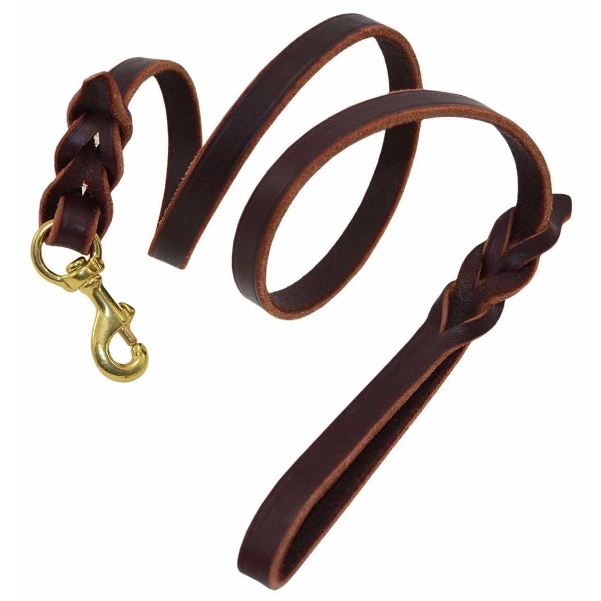 Braided Leather Leash A616294
