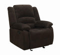 Chocolate Glider Recliner E148