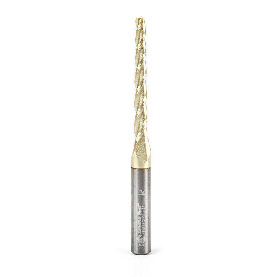 CNC 2D & 3D Carving Flat Bottom 1.0 Deg Angle Router Bit R547452