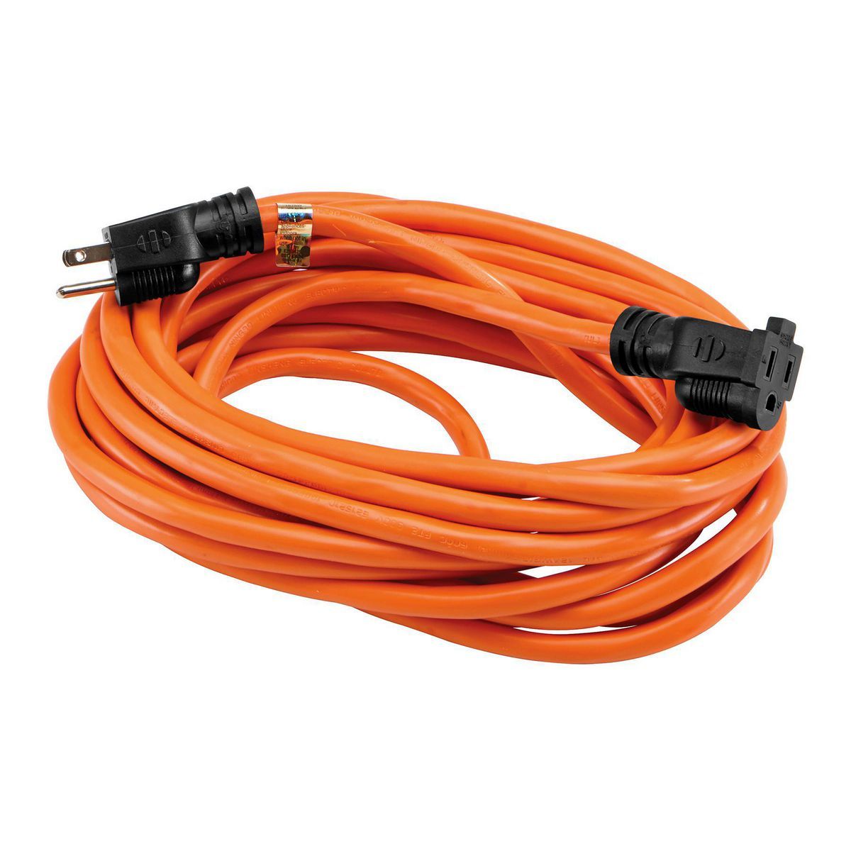 25 ft. 12/3 Gauge Outdoor Extension Cord Orange B708989