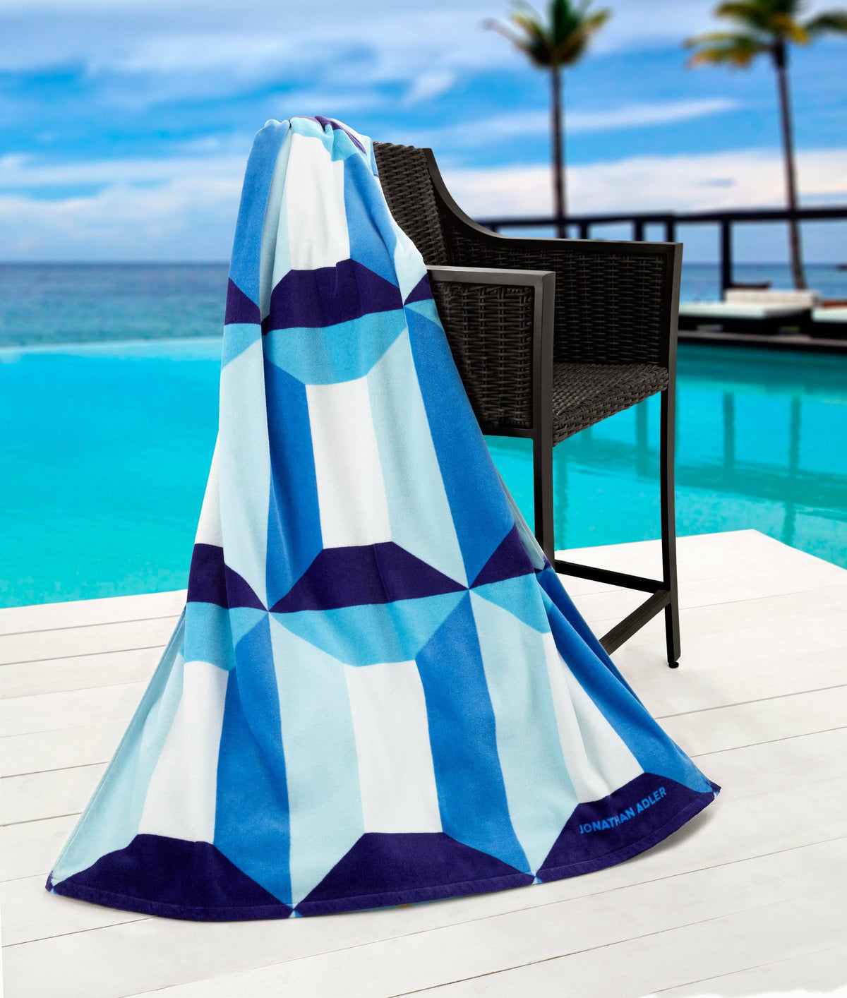 Blue Beach Towel K11372
