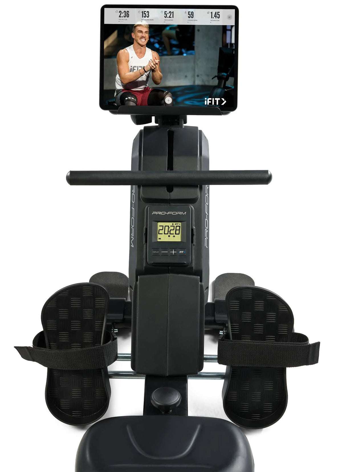 Rower with LCD Display and Tablet Holder J375752