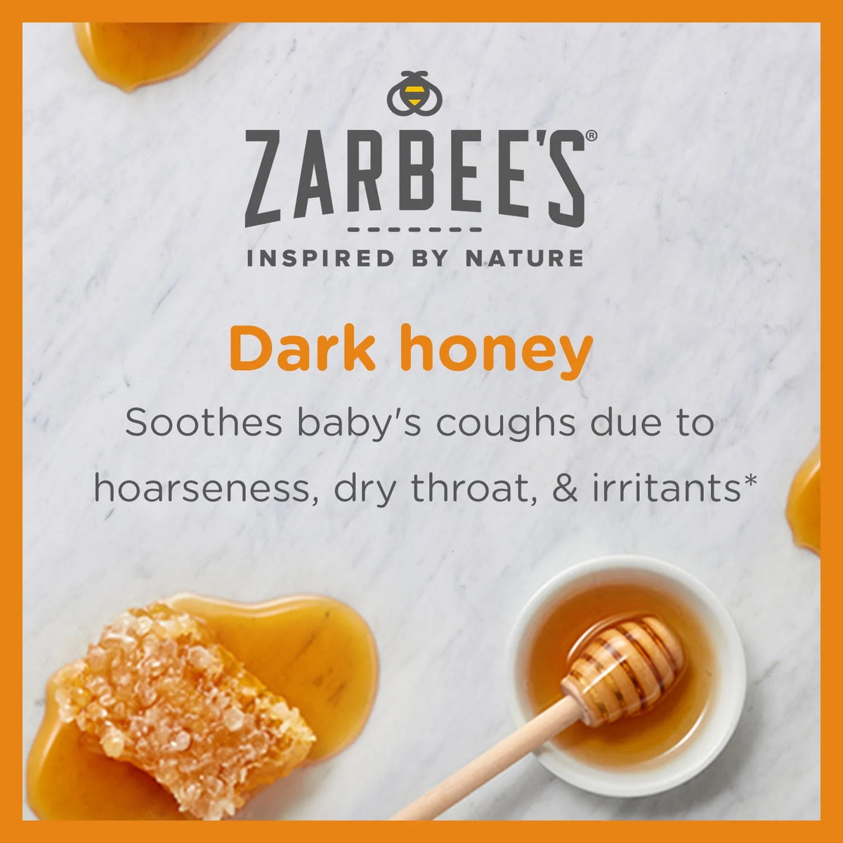 Baby Soothing Cough Syrup, Peach & Honey Flavor, 2 fl oz K75337