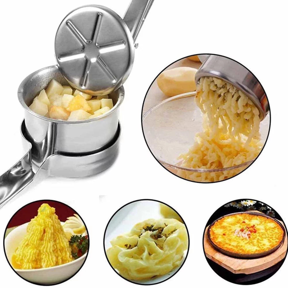 Stainless Steel Potato Ricer and Masher J625