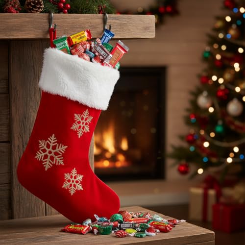 Assorted Christmas Chocolate Variety Pack 5lb Bulk Individually Wrapped I3505