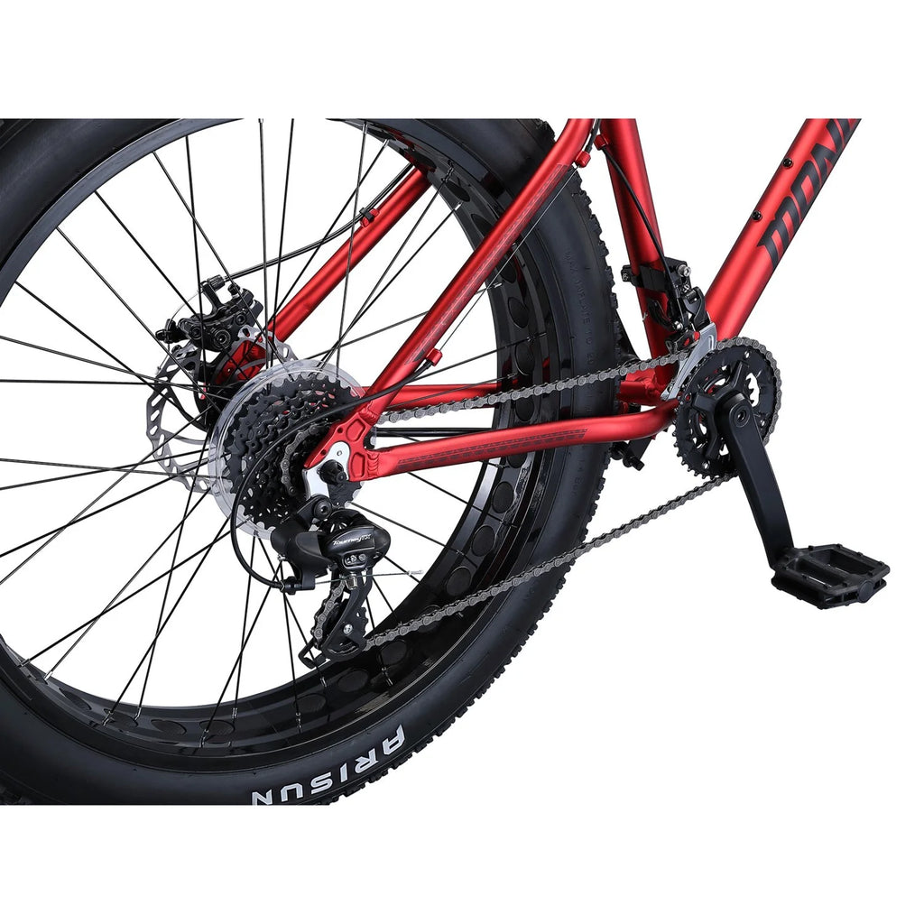 Red 26-Inch 16 Speeds Fat Tire Mountain Bike G61350