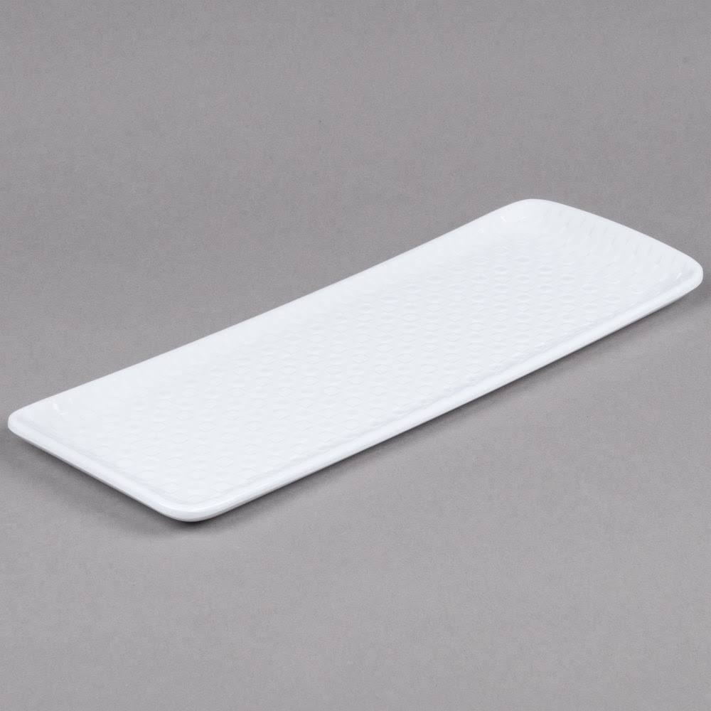White Rectangular Melamine Platter M94619