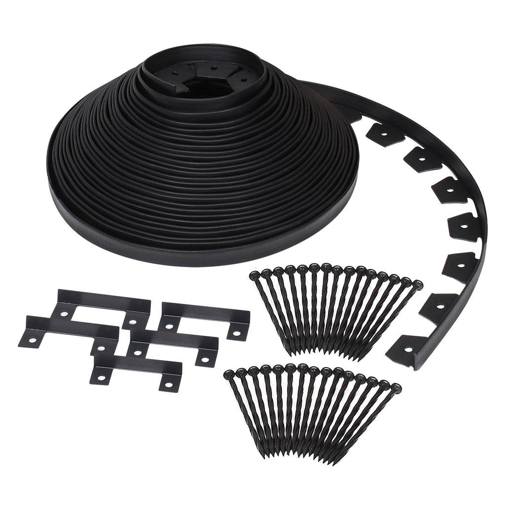 Plastic No-Dig Landscape Edging Kit 100-Feet P949