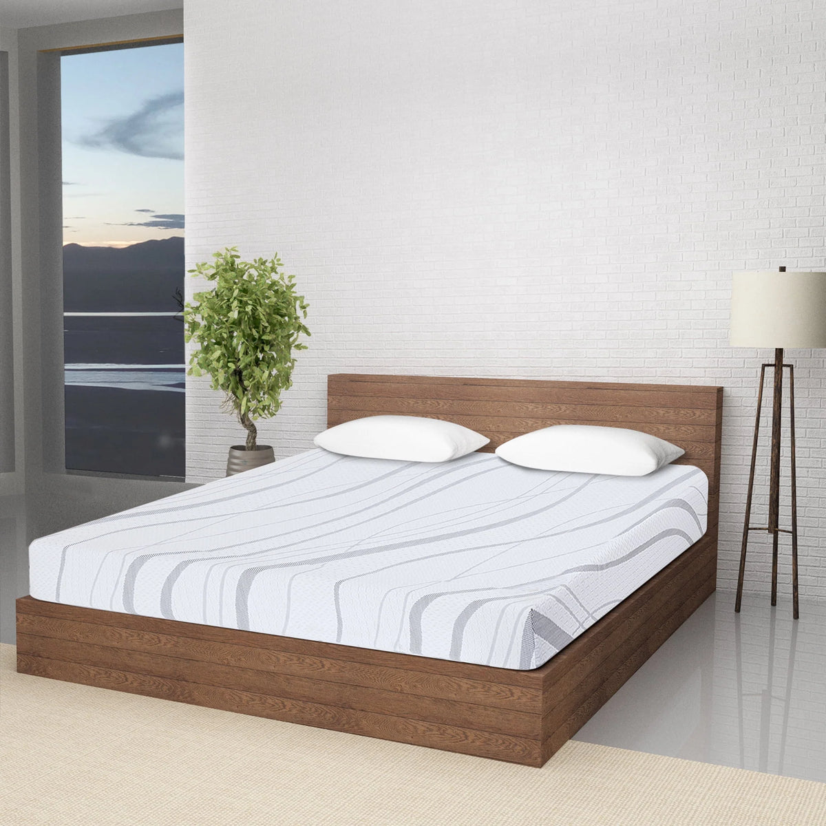 10 Inch Gel Memory Foam Mattress Medium Firm Twin Size X71099