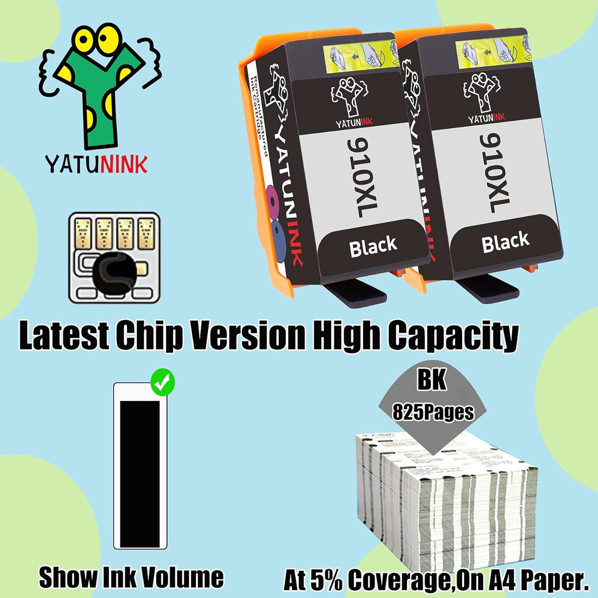 Remanufactured Ink Cartridge Replacement 2 Black G595214