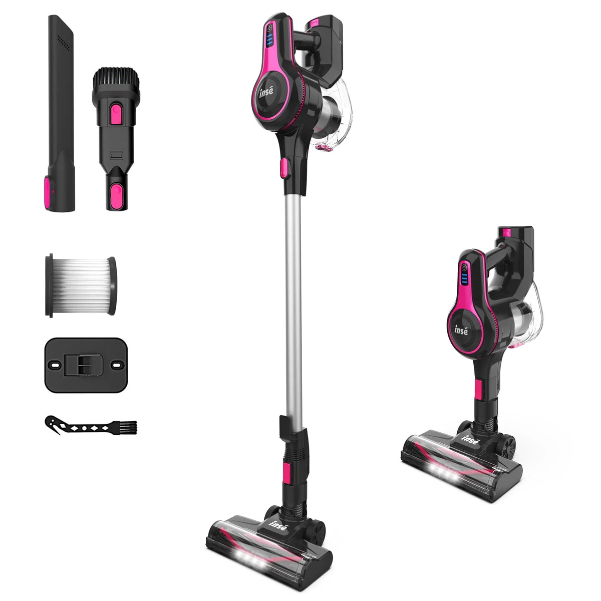 Cordless Stick Vacuum Cleaner 6-in-1 Lightweight Handheld Vacuum Blue U691
