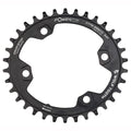 34T x 96 Asymmetrical BCD Black Chainring B356
