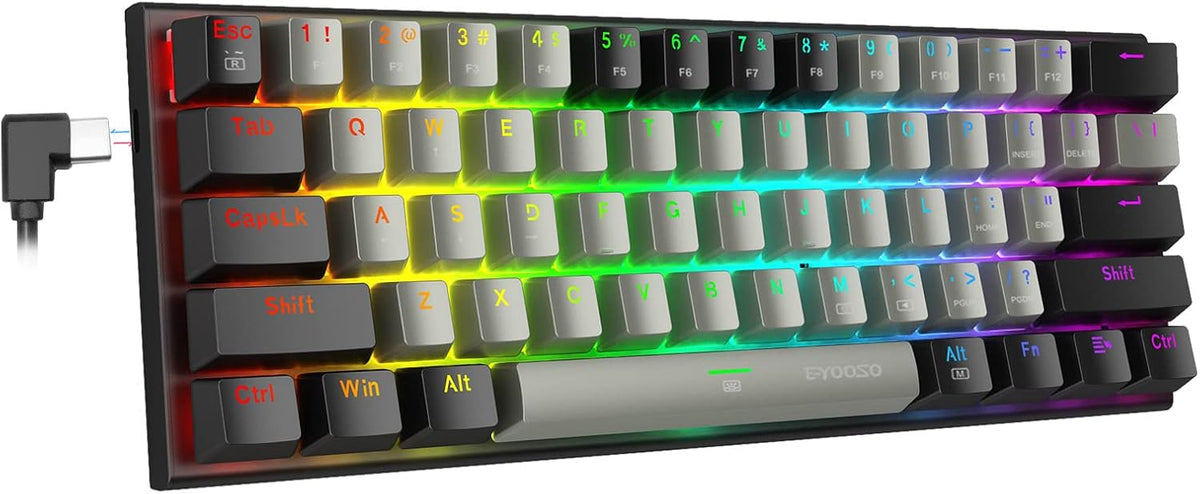 60% RGB Mechanical Keyboard with Red Switches Pack of 2 Q24329