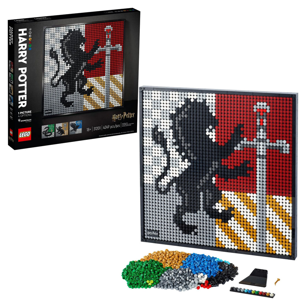 LEGO Art Harry Potter Hogwarts Crests 4,249 Pieces J132452