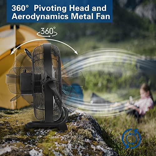 16 Inch Rechargeable Battery Operated Portable Floor Fan W197