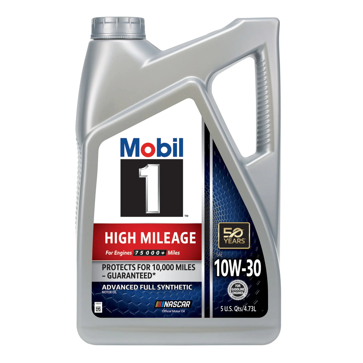 High Mileage Full Synthetic 10W-30 Motor Oil 5 Quart S41016