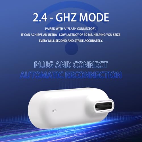 Wireless Gaming Earbuds with Mic 2.4GHz Low Latency ANC Z154