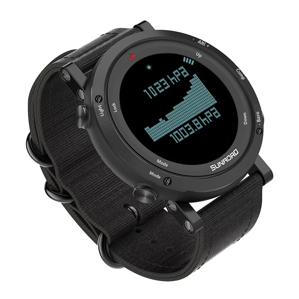 Barometer Altimeter Compass Weather Forecast Men Watch 50meters-resistant Multifunctional Outdoor Sports Watch L88898