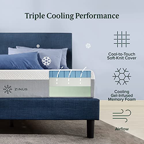 10 Inch Cooling Gel Memory Foam Queen Mattress F310276
