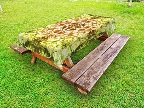 Round Washable Picnic Tablecloth L55188