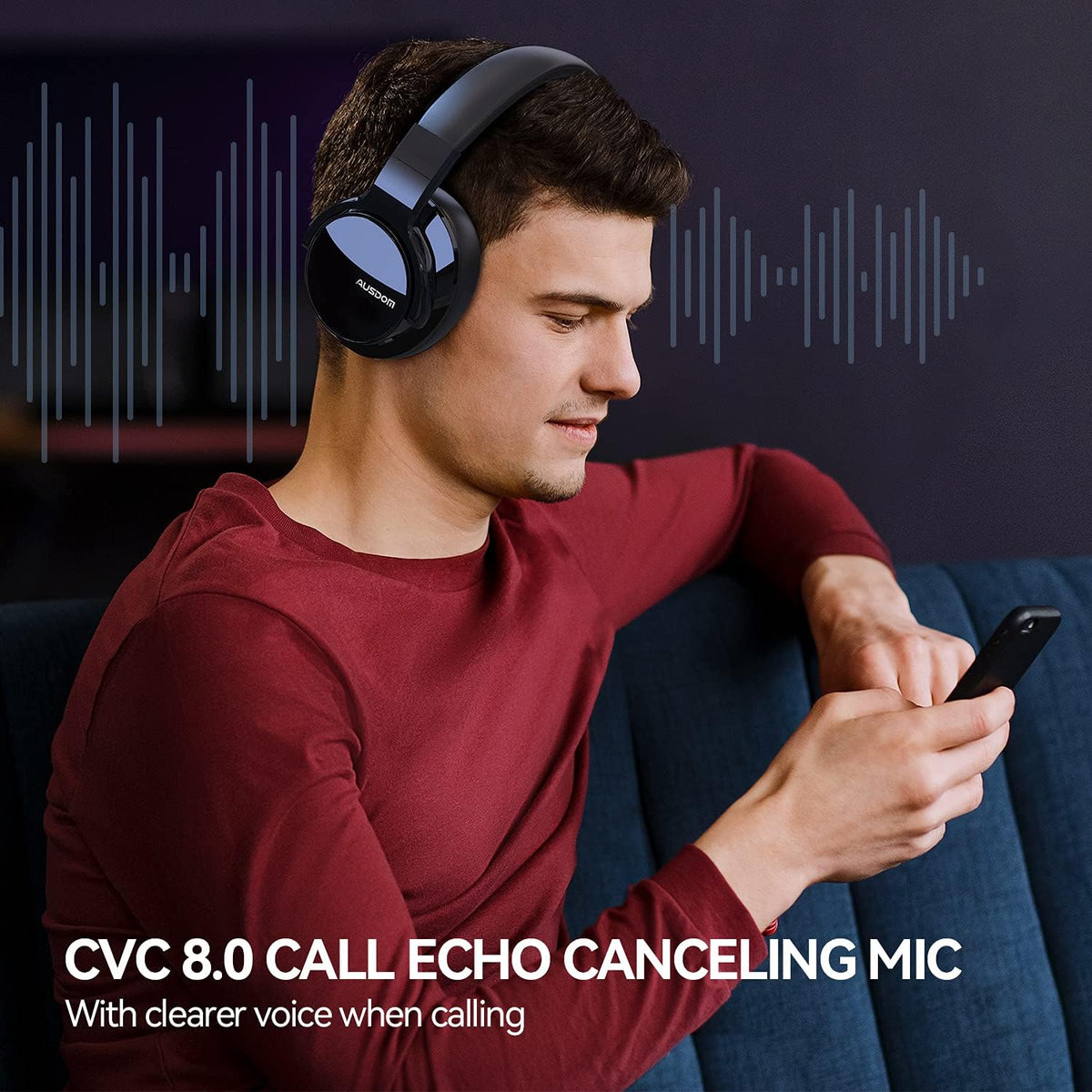 Noise Canceling Bluetooth Headphones Q529