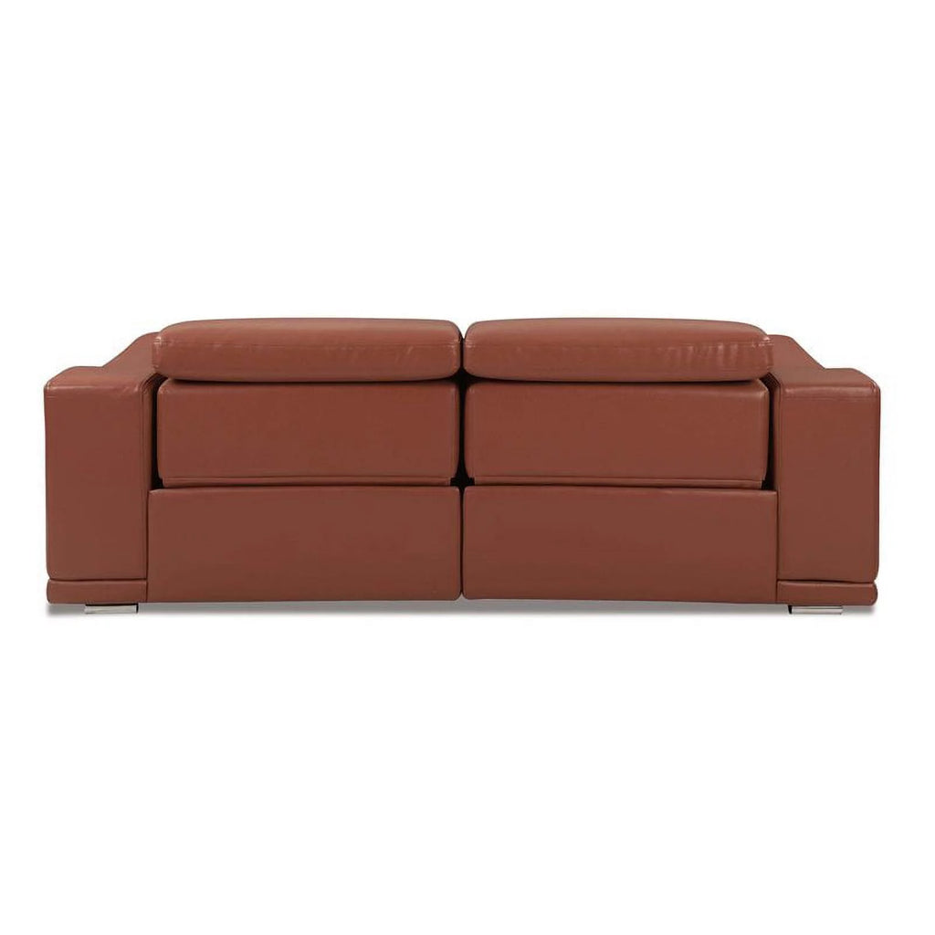 Genuine Italian Leather Power Reclining Sofa C15911