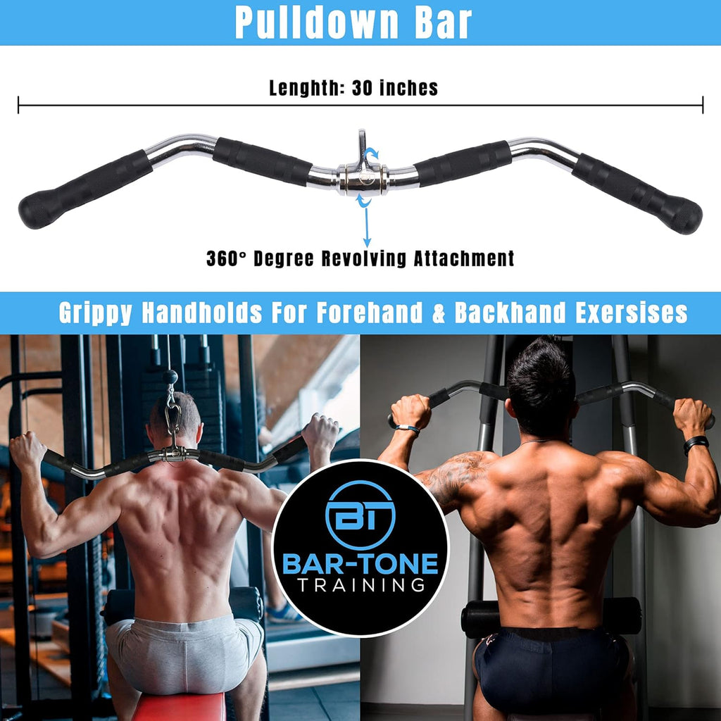 30 inch Pulldown Bar Attachment with Tricep Rope G20685