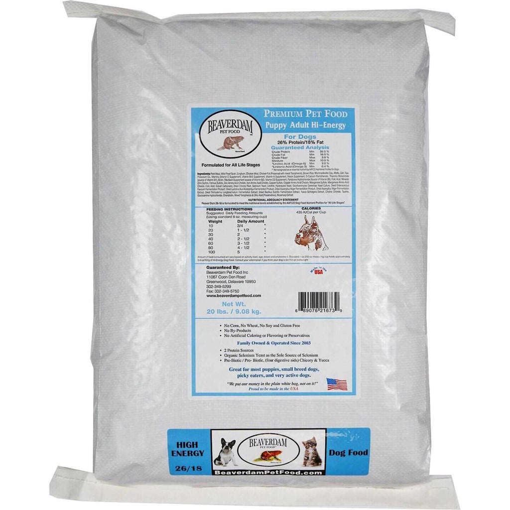 Blue Label Pork and Chicken Dry Dog Food 20 lb U601330