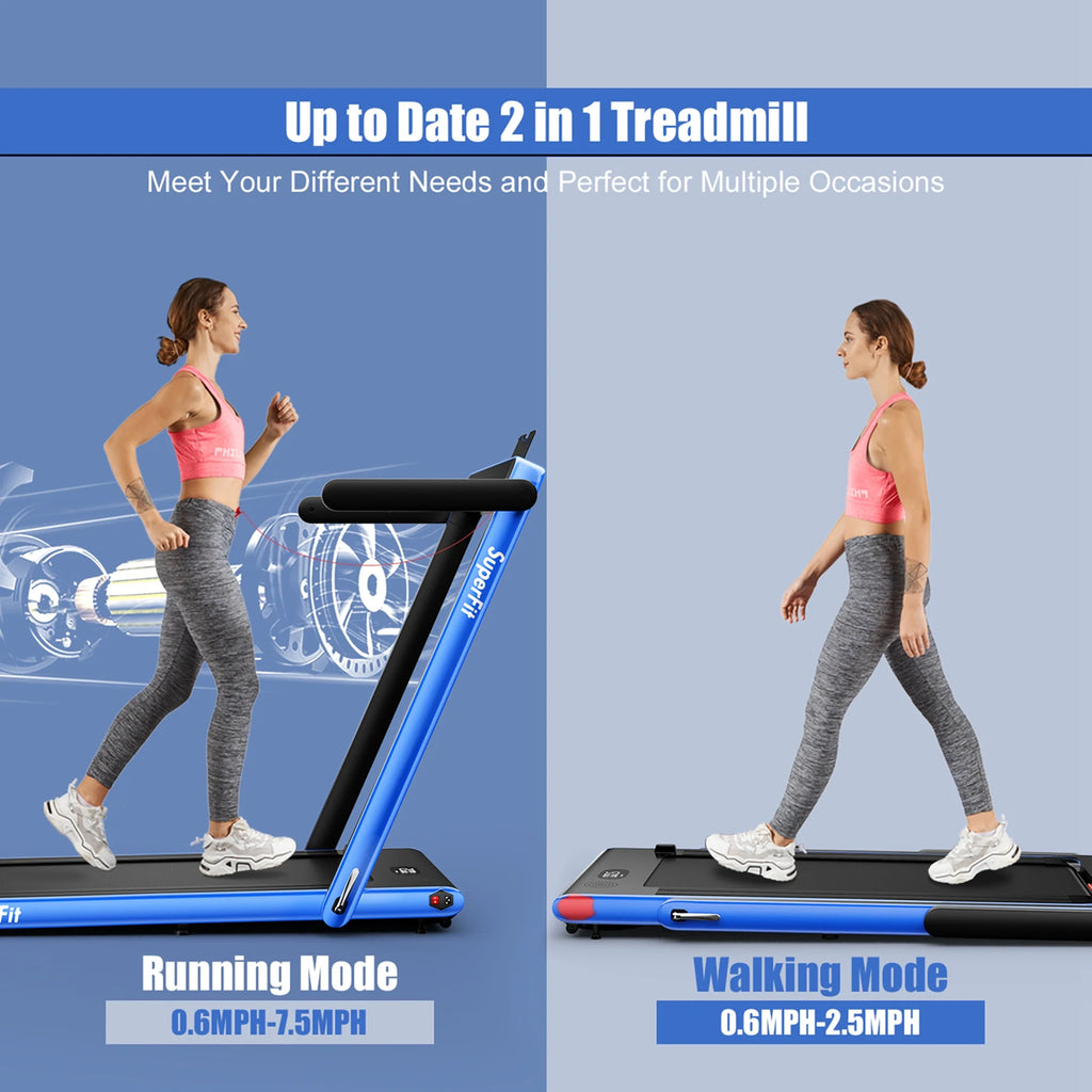 2.25HP Folding Treadmill with Remote Control A9449