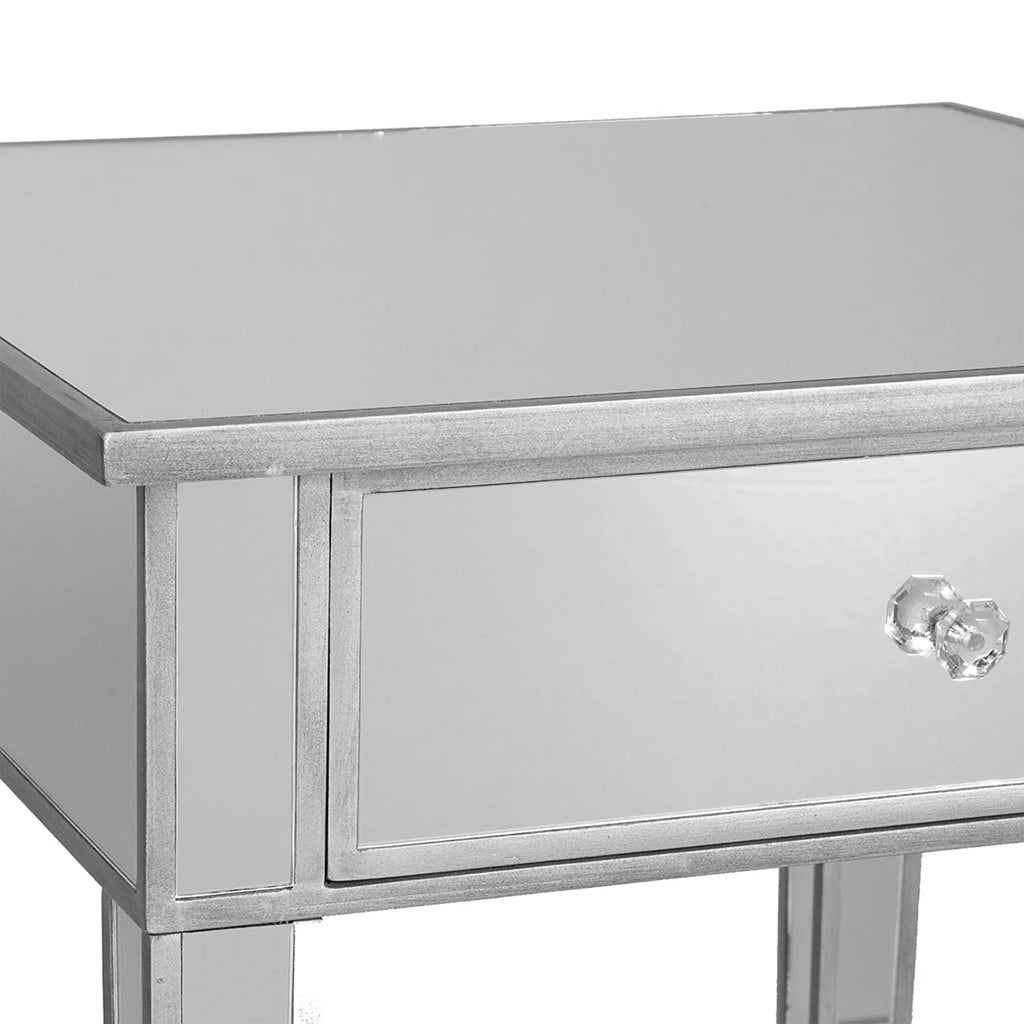 Freestanding Mirrored Accent Table B182852