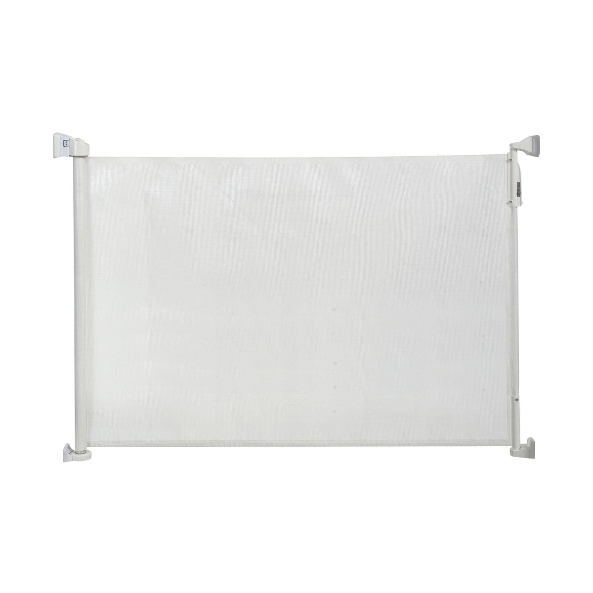 White Retractable Mesh Mounted Gate F58257