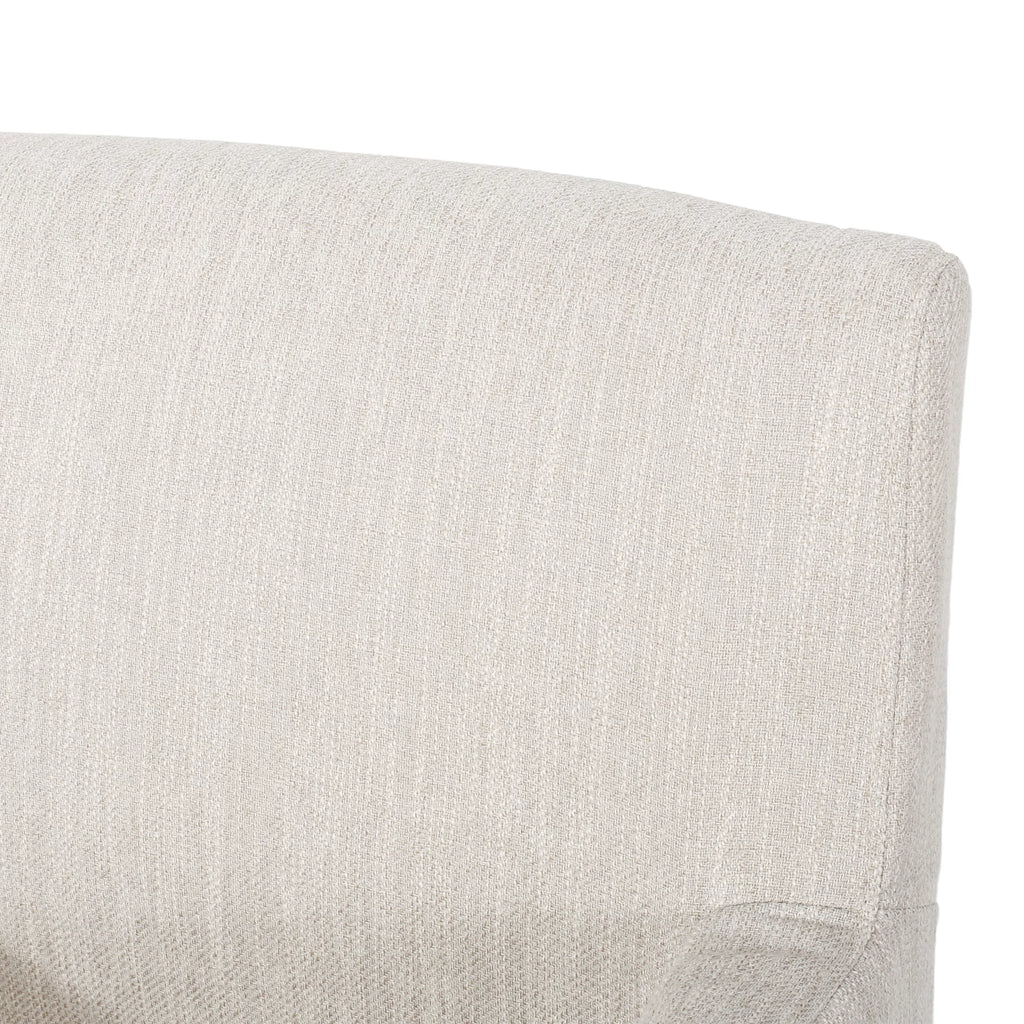 Beige Fabric Upholstered Wood 26 inch Counter Stools Set of 2 M284