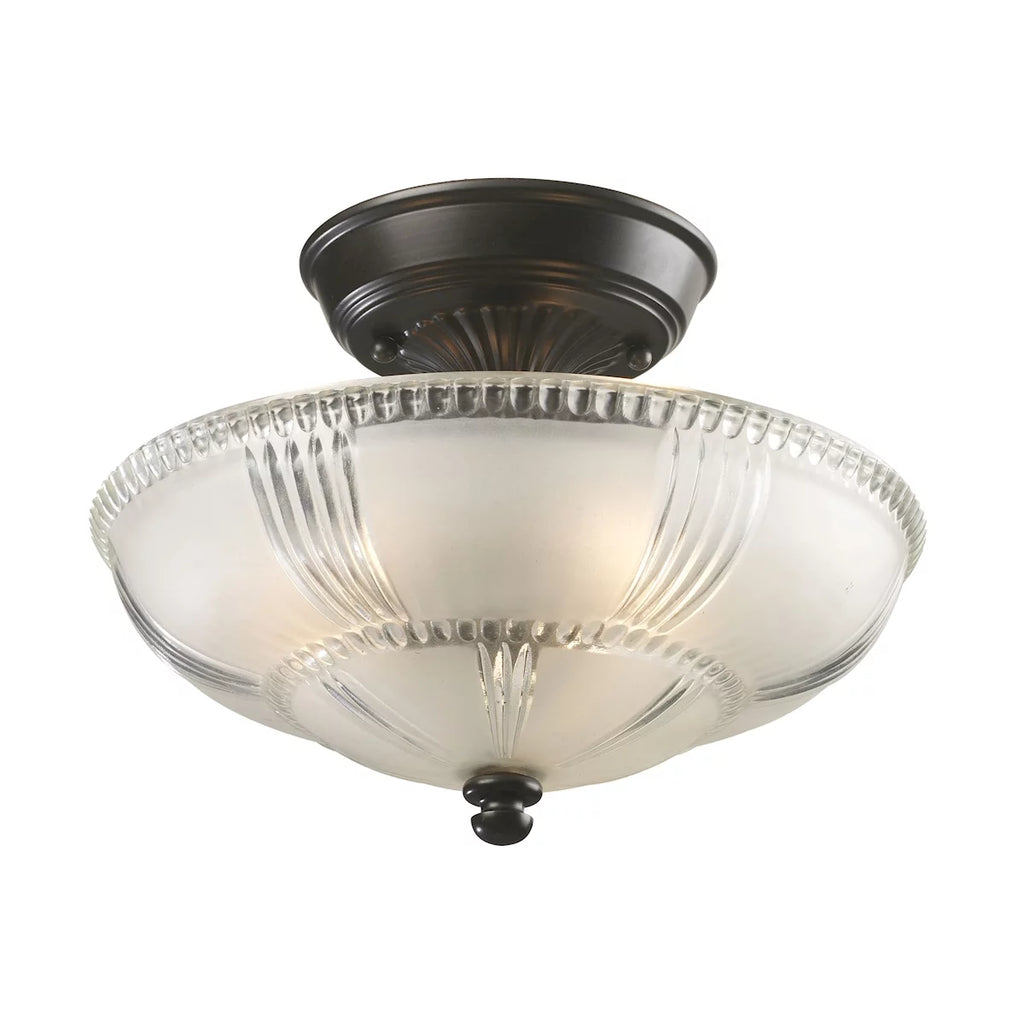3 Light Semi Flush Mount V444