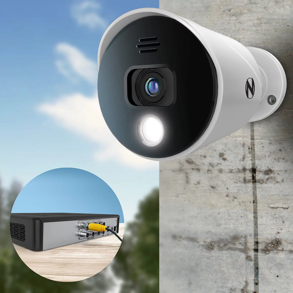 8 Channel DVR with 1TB Hard Drive, 4 Wired 1080p HD Bullet Cameras R6382
