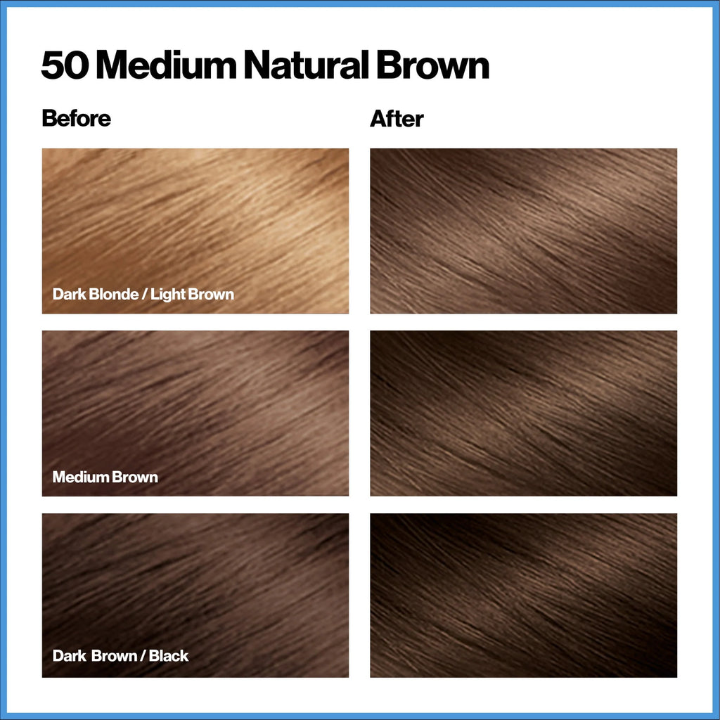 Permanent Hair Color, 100% Gray Coverage, 535 Medium Golden Mahogany, 5.94 fl oz W348655