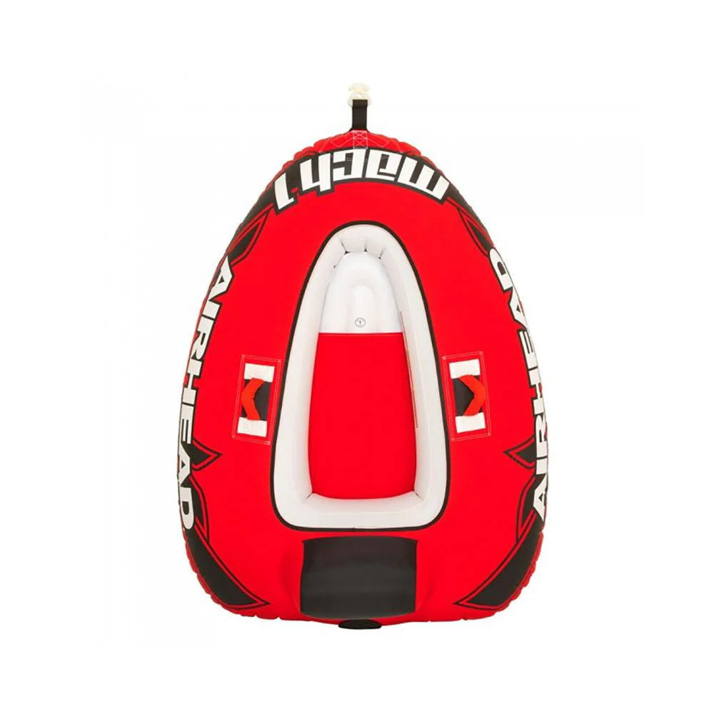 Red Inflatable Single Rider Towable Water Tube S71742