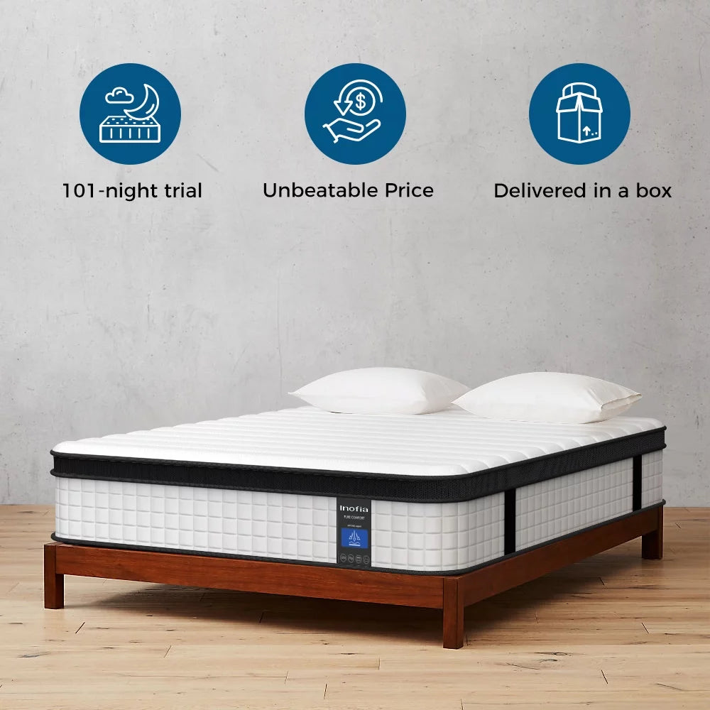 10 inch Hybrid Full Size Memory Foam Mattress K381