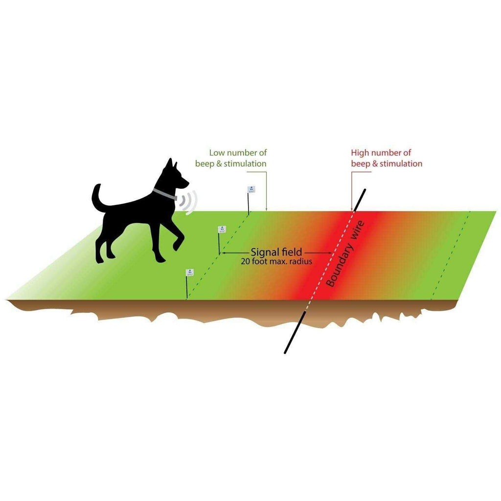 Electric Dog Fence Boundary Flags S82149