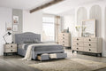 Light Gray Eastern King Size 4pc Bedroom Set D633892