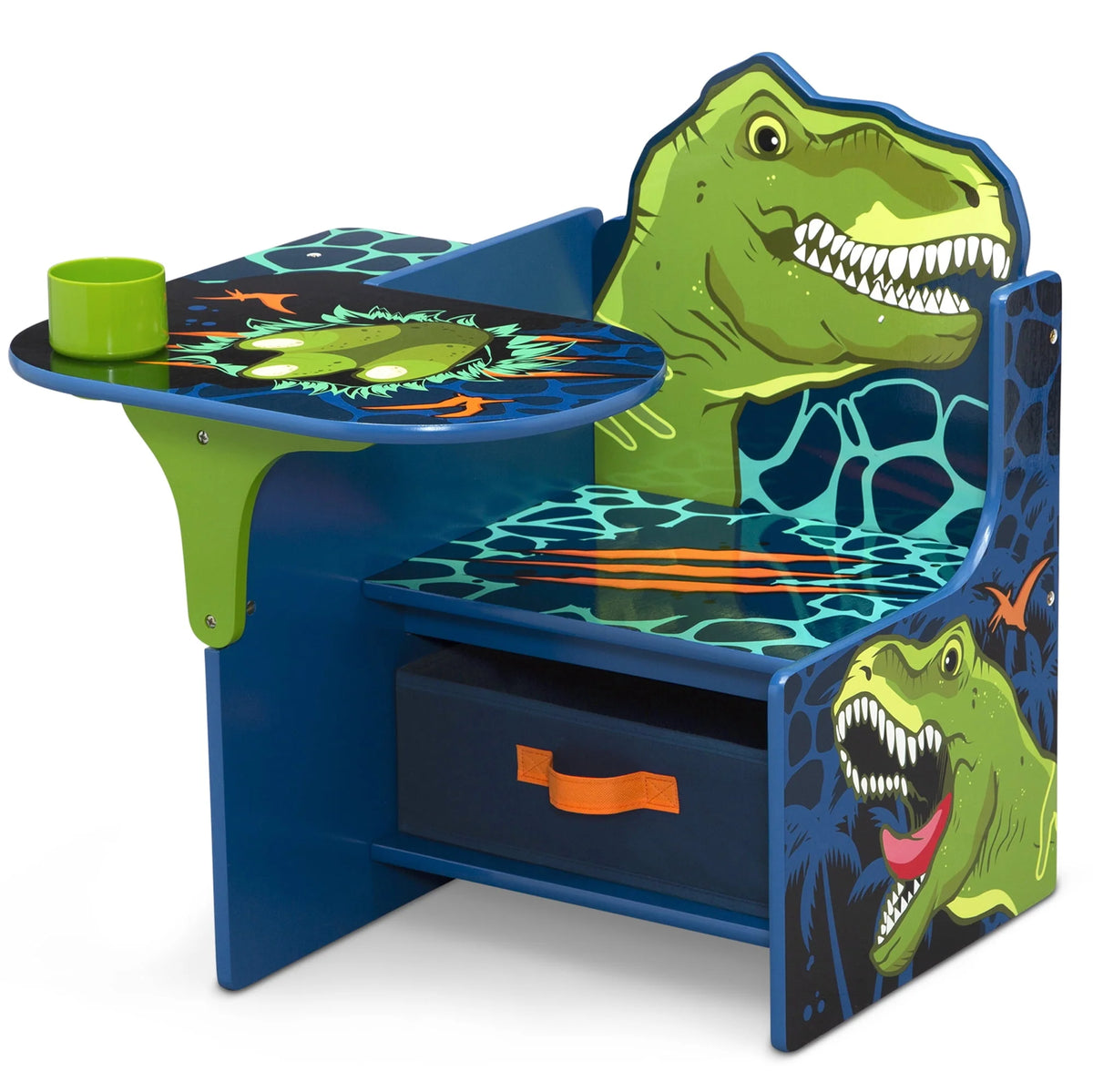 Dinosaur Chair Desk with Storage Bin U572