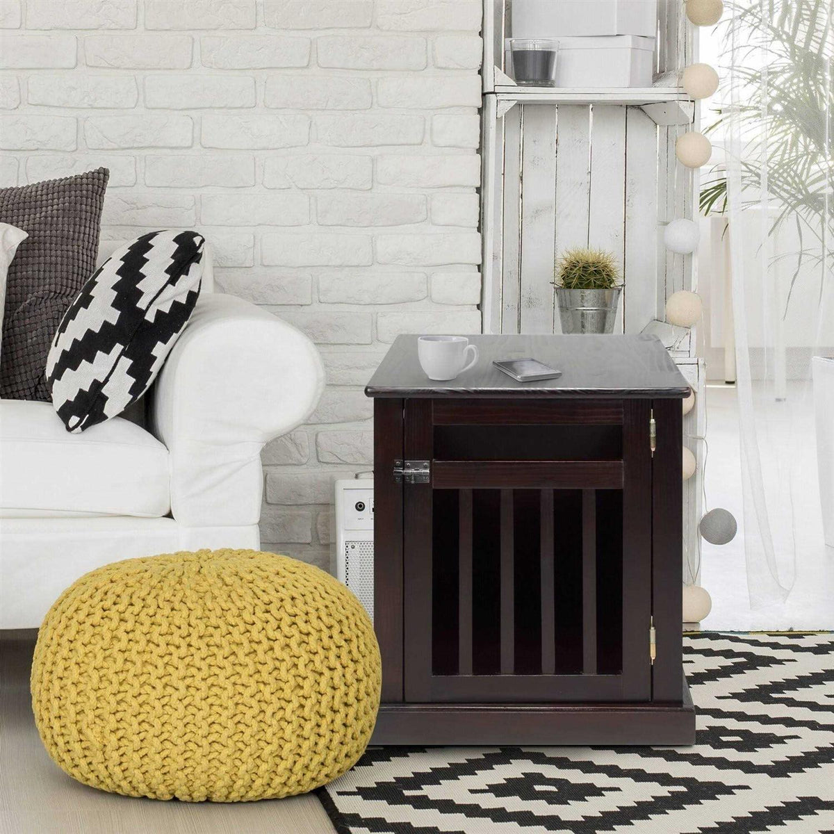 Espresso Pet Crate C1338