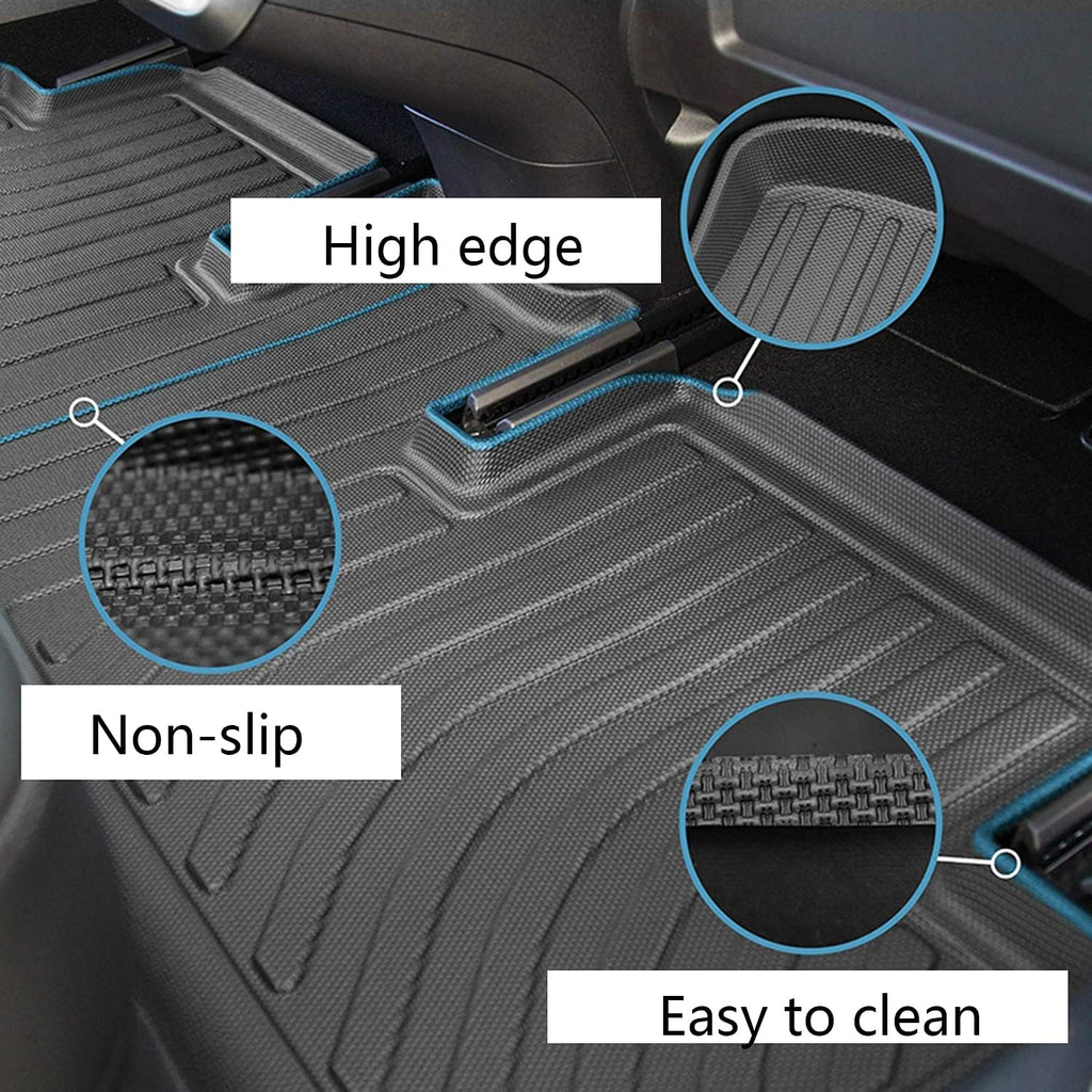 All Weather Waterproof Front Trunk Mat and Rear Cargo Mat D694
