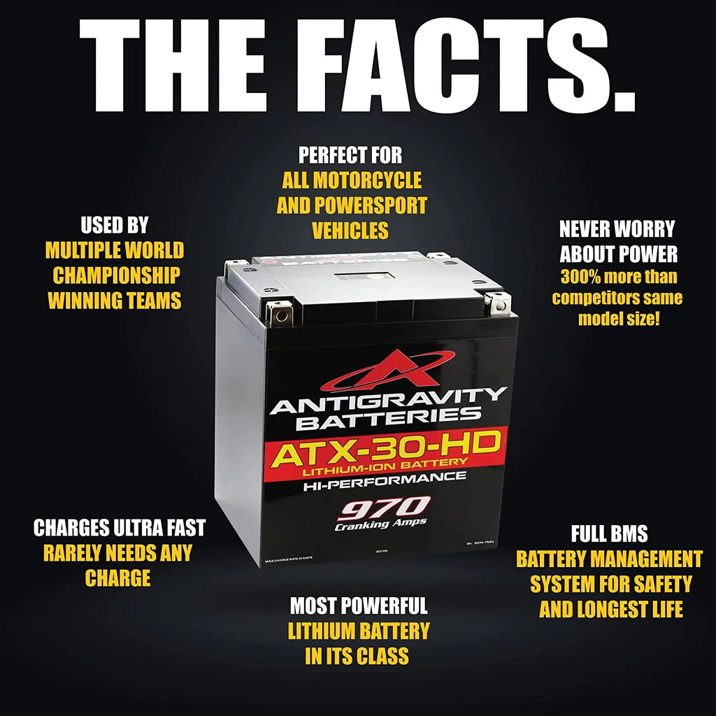 Heavy Duty High Performance Lithium Motorcycle Battery S9686