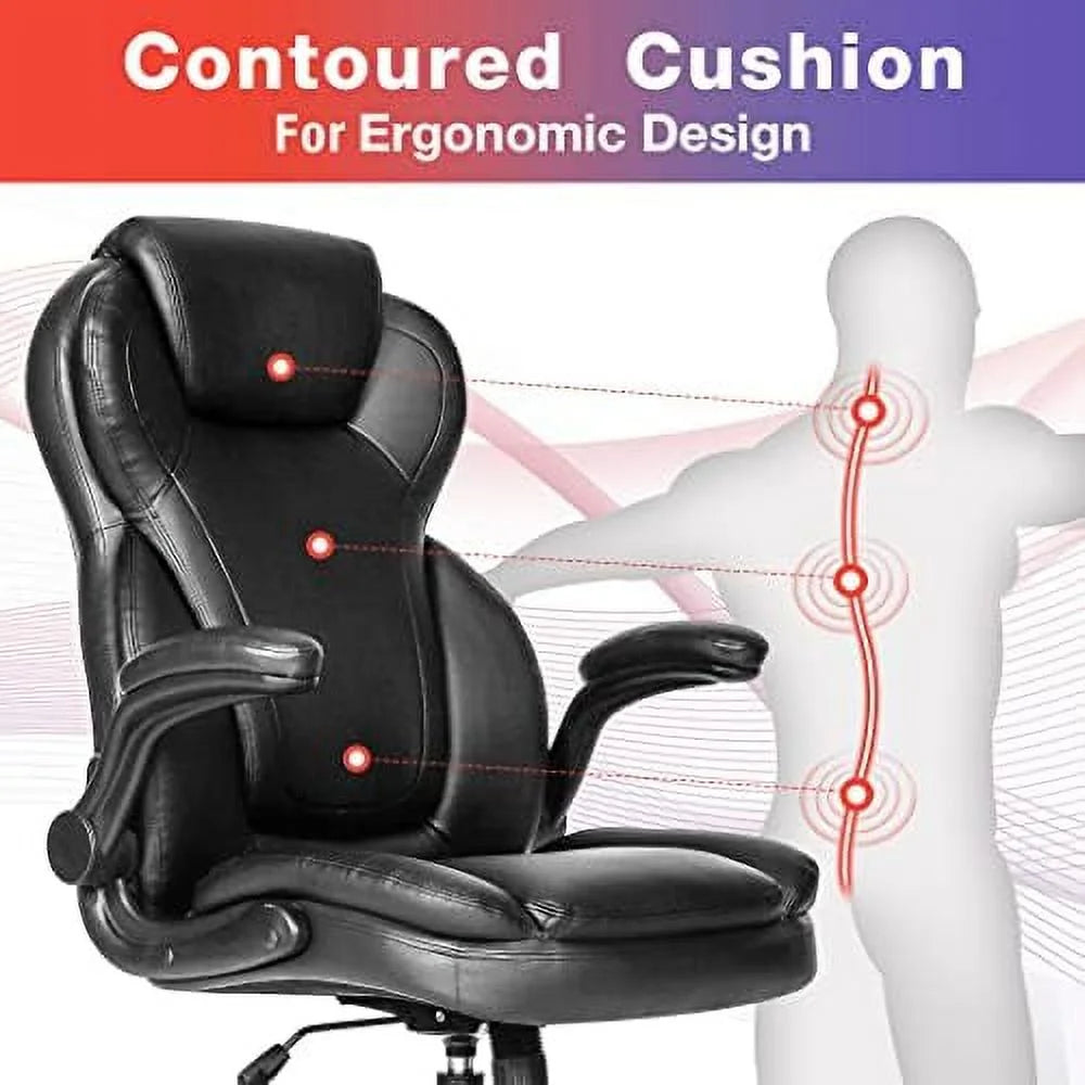 Big and Tall Fabric Office Chair 400lbs Heavy Duty Executive Desk Chair D69876