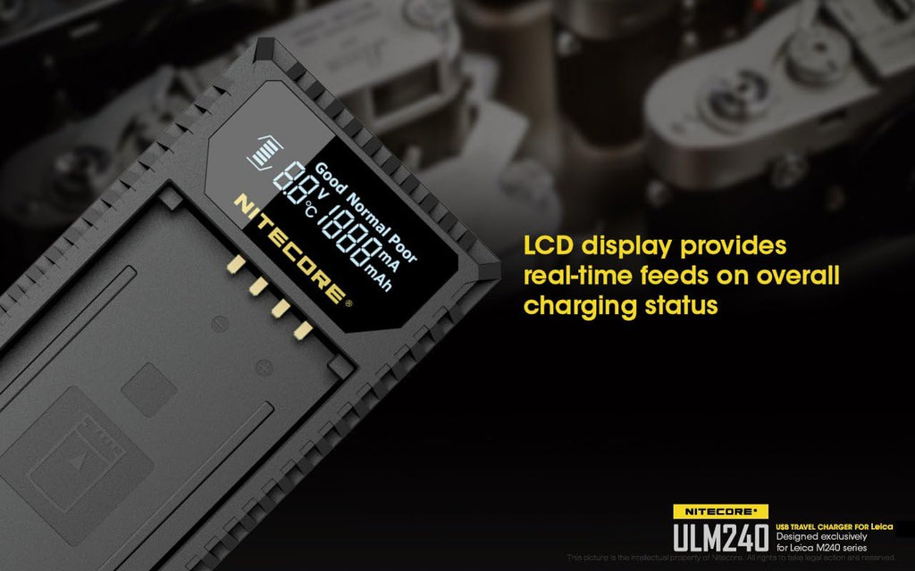 USB Charger for Leica BP-SCL2 Batteries M191750