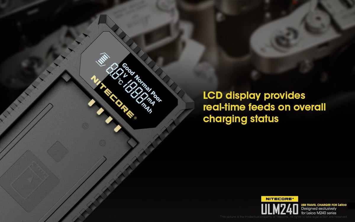 USB Charger for Leica BP-SCL2 Batteries M191750