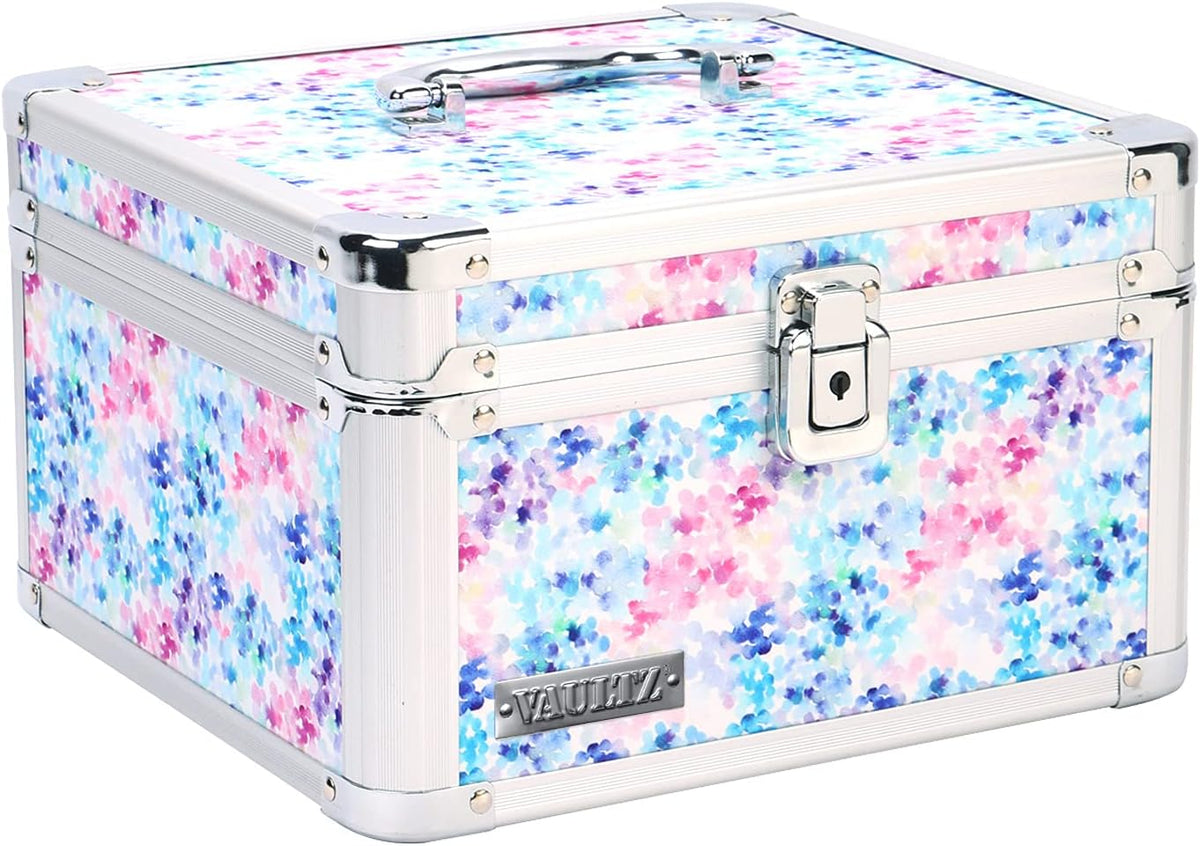Black Medium Locking Storage Case with Dividers U1703
