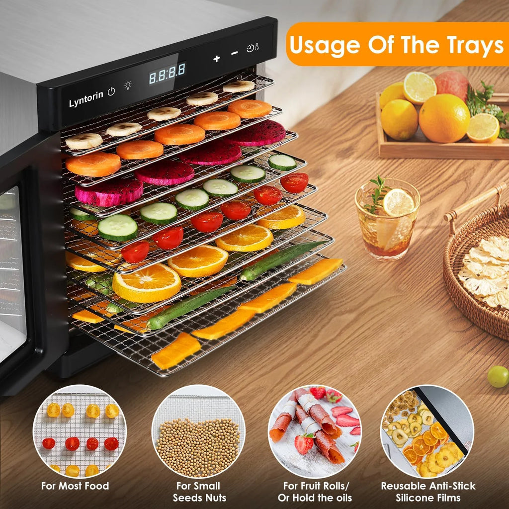 700W 8 Trays Food Dehydrator Machine N73783