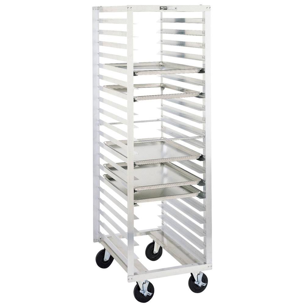 20" Mobile End Load Bun Pan Rack T7851